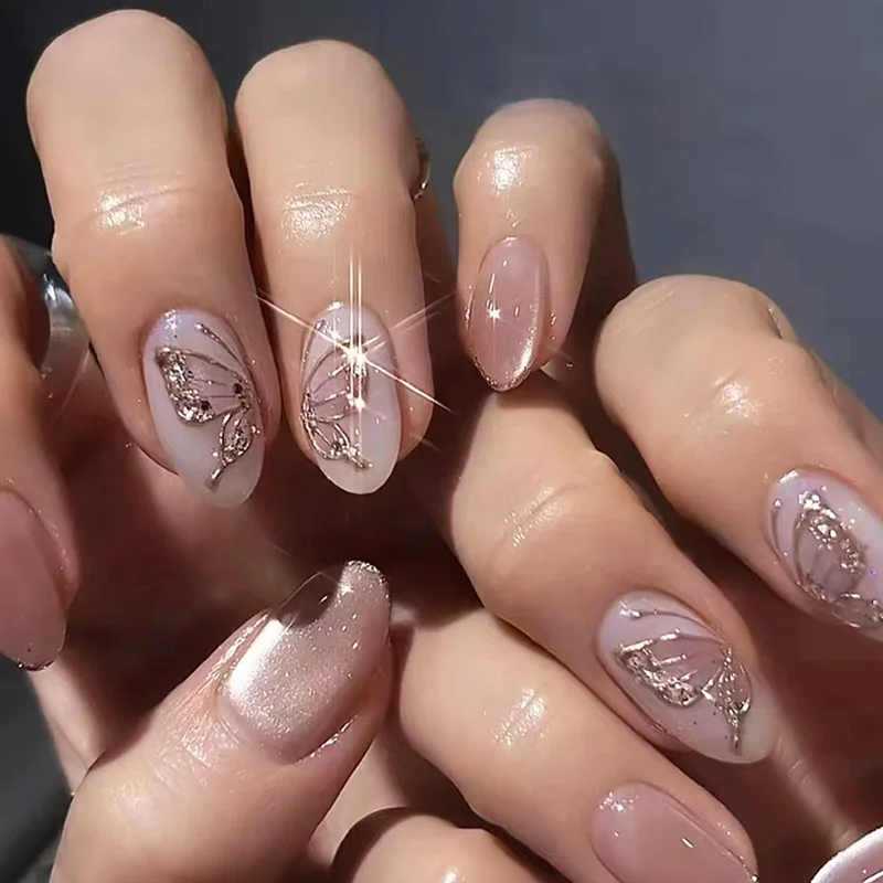 Artifical Magic tape Nails