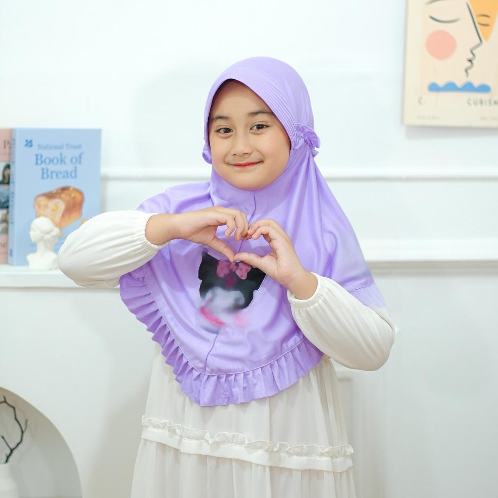 Pookie Frill Hijab - Kids Pop Summers Hijab