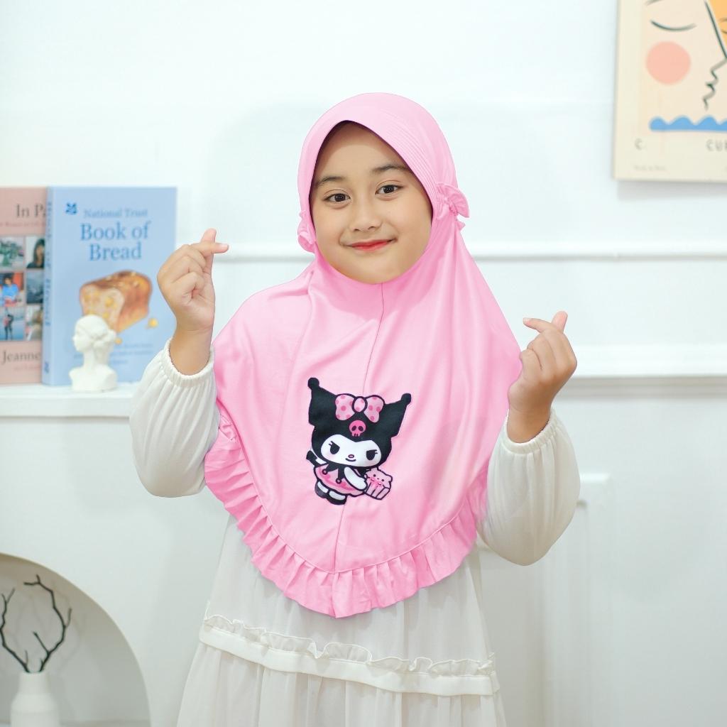 Pookie Frill Hijab - Kids Pop Summers Hijab