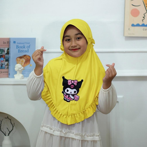 Pookie Frill Hijab - Kids Pop Summers Hijab