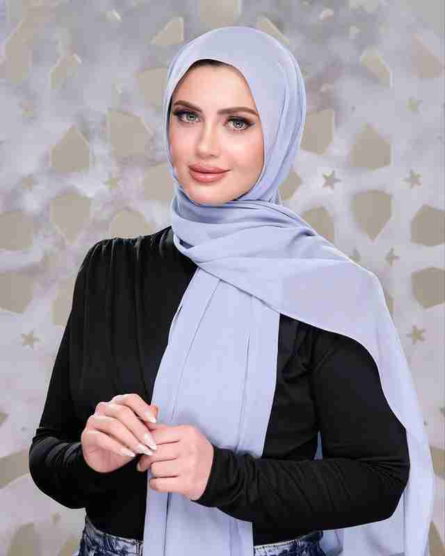 Plain Chiffon Hijab without Cap