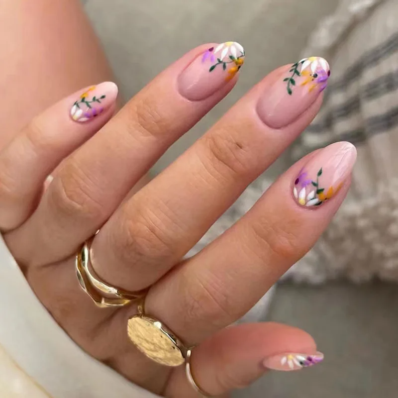 Artifical Magic tape Nails