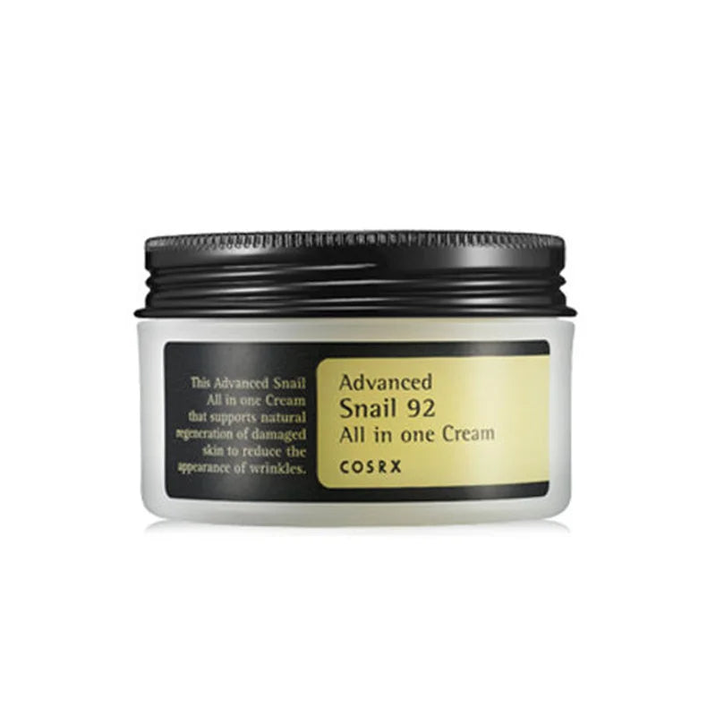 COSRX Advanced Snail 92 All In One Cream 100ml Face Cream Skin Care Moisturizing Anti-aging Anti wrinkle Facial Cream. Worlds best moisturizer/ beauty cream