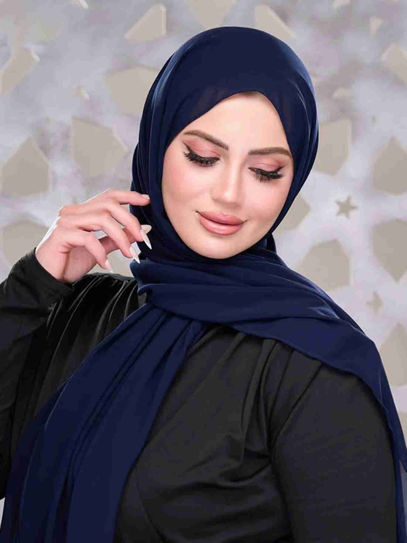 Plain Chiffon Hijab without Cap