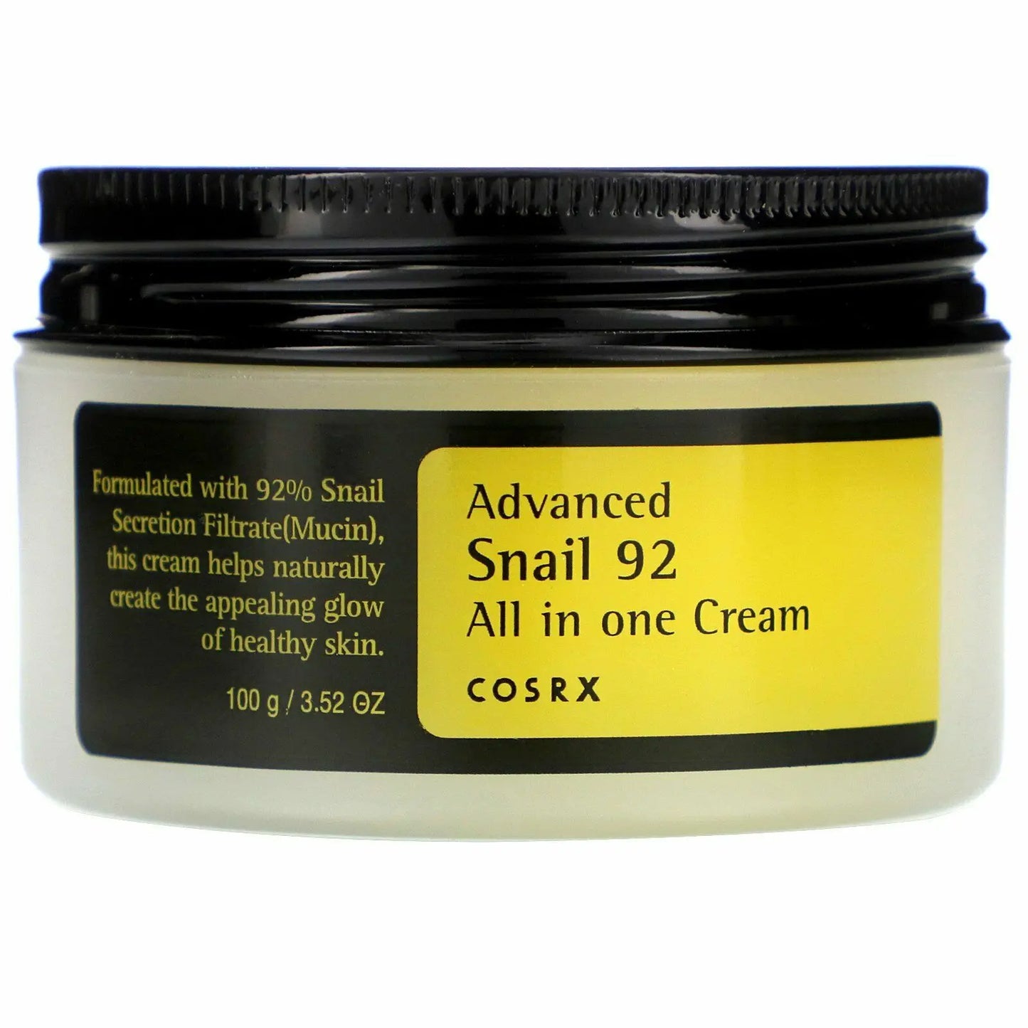 COSRX Advanced Snail 92 All In One Cream 100ml Face Cream Skin Care Moisturizing Anti-aging Anti wrinkle Facial Cream. Worlds best moisturizer/ beauty cream