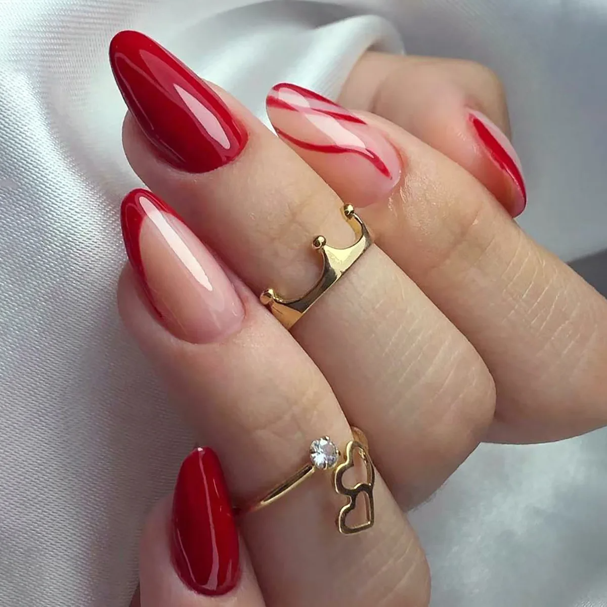 Artifical Magic tape Nails