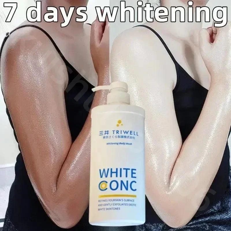 UK / US Amazon Original Imported Goat Milk Body Wash Niacinamide Whitening, Brightening, Cleaning, Pore Contraction Moisturizing Lasting Fragrance, Shower Gels