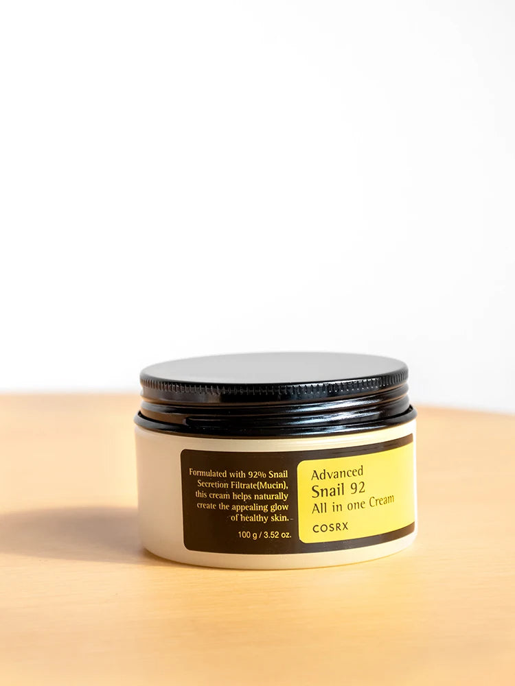 COSRX Advanced Snail 92 All In One Cream 100ml Face Cream Skin Care Moisturizing Anti-aging Anti wrinkle Facial Cream. Worlds best moisturizer/ beauty cream
