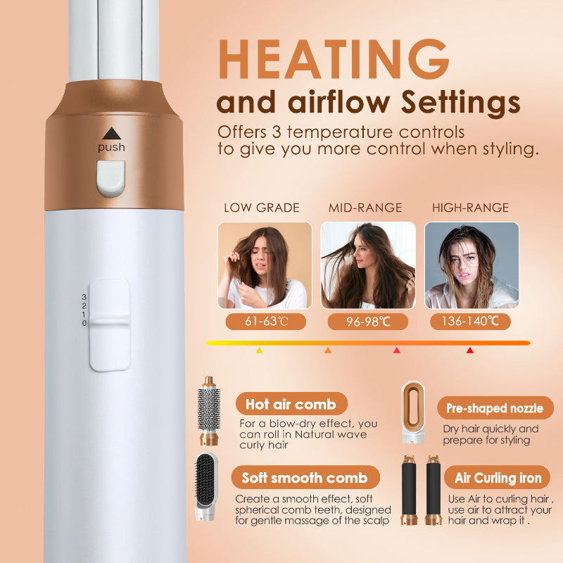 StyleSonic 5-in-1 Multifunctional Hair Dryer Styling Tool