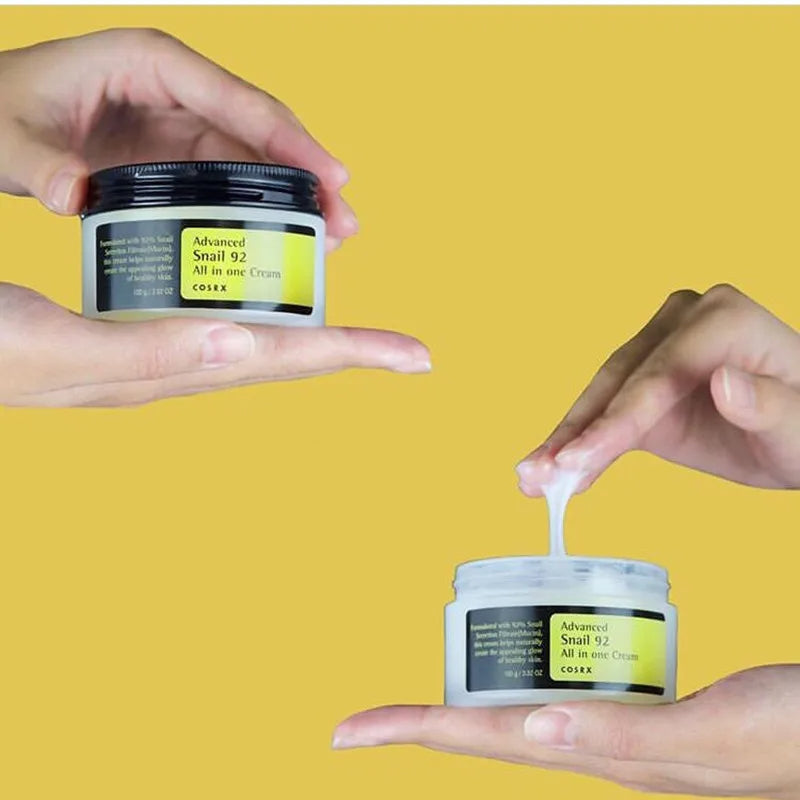 COSRX Advanced Snail 92 All In One Cream 100ml Face Cream Skin Care Moisturizing Anti-aging Anti wrinkle Facial Cream. Worlds best moisturizer/ beauty cream
