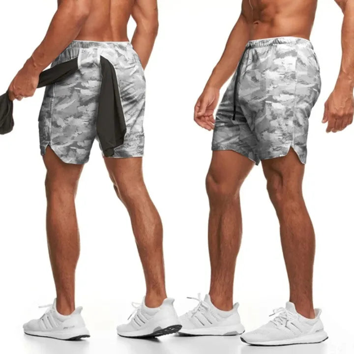 Men's Camouflage Shorts Quick-drying Breathable Fitness Jogging Casual Shorts Beach Pants