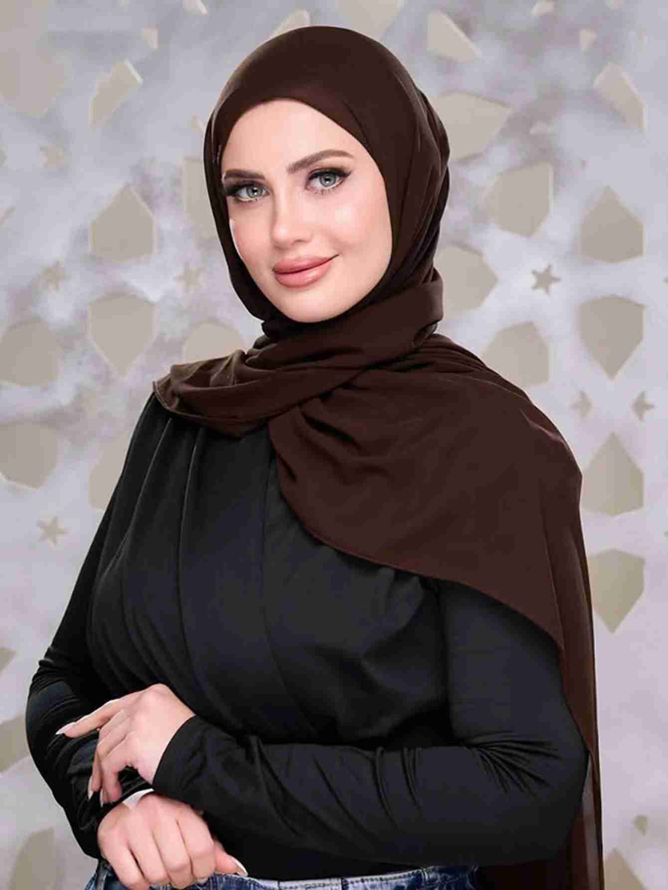 Plain Chiffon Hijab without Cap