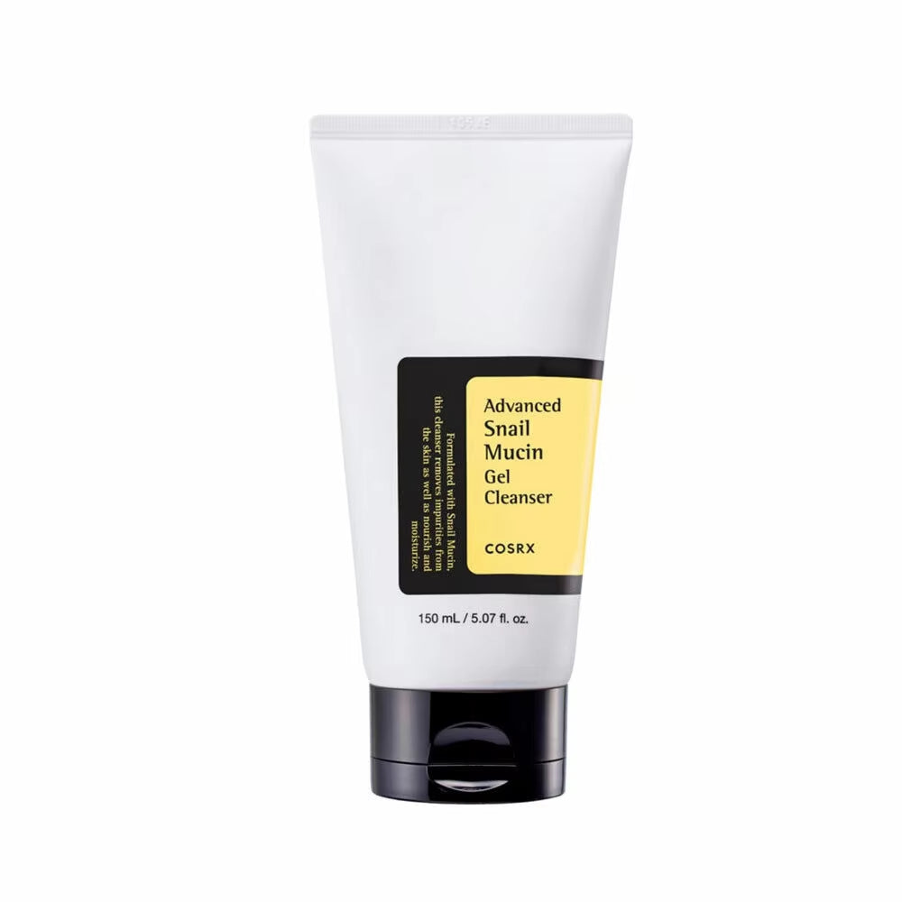 COSRX Aloe Soothing Sun Cream SPF 50+ PA+++ 50ml (VEGAN) - COSRX Advanced Snail Mucin Gel Cleanser 50 ml Deep Cleaning Moisturizing Pore Face Skin Care Skin