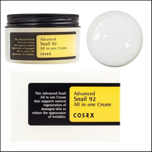 COSRX Advanced Snail 92 All In One Cream 100ml Face Cream Skin Care Moisturizing Anti-aging Anti wrinkle Facial Cream. Worlds best moisturizer/ beauty cream