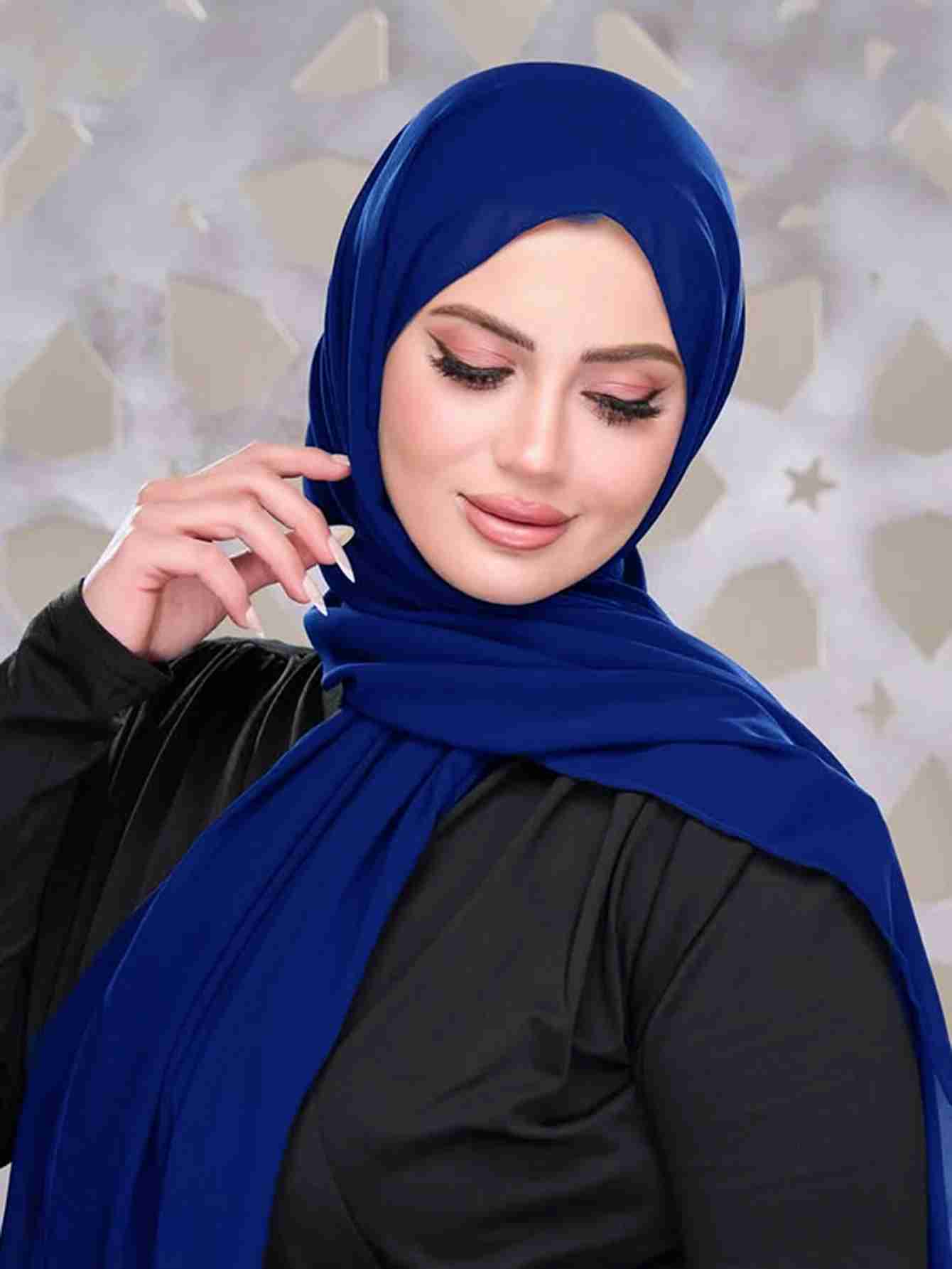 Plain Chiffon Hijab without Cap