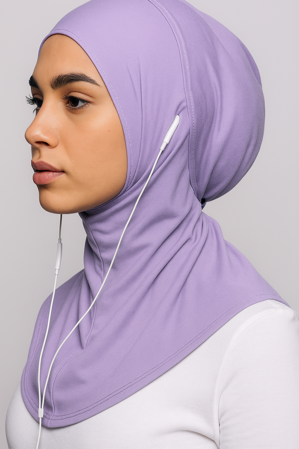 Handsfree Ninja Hijab / Pinless Airpods Hijab