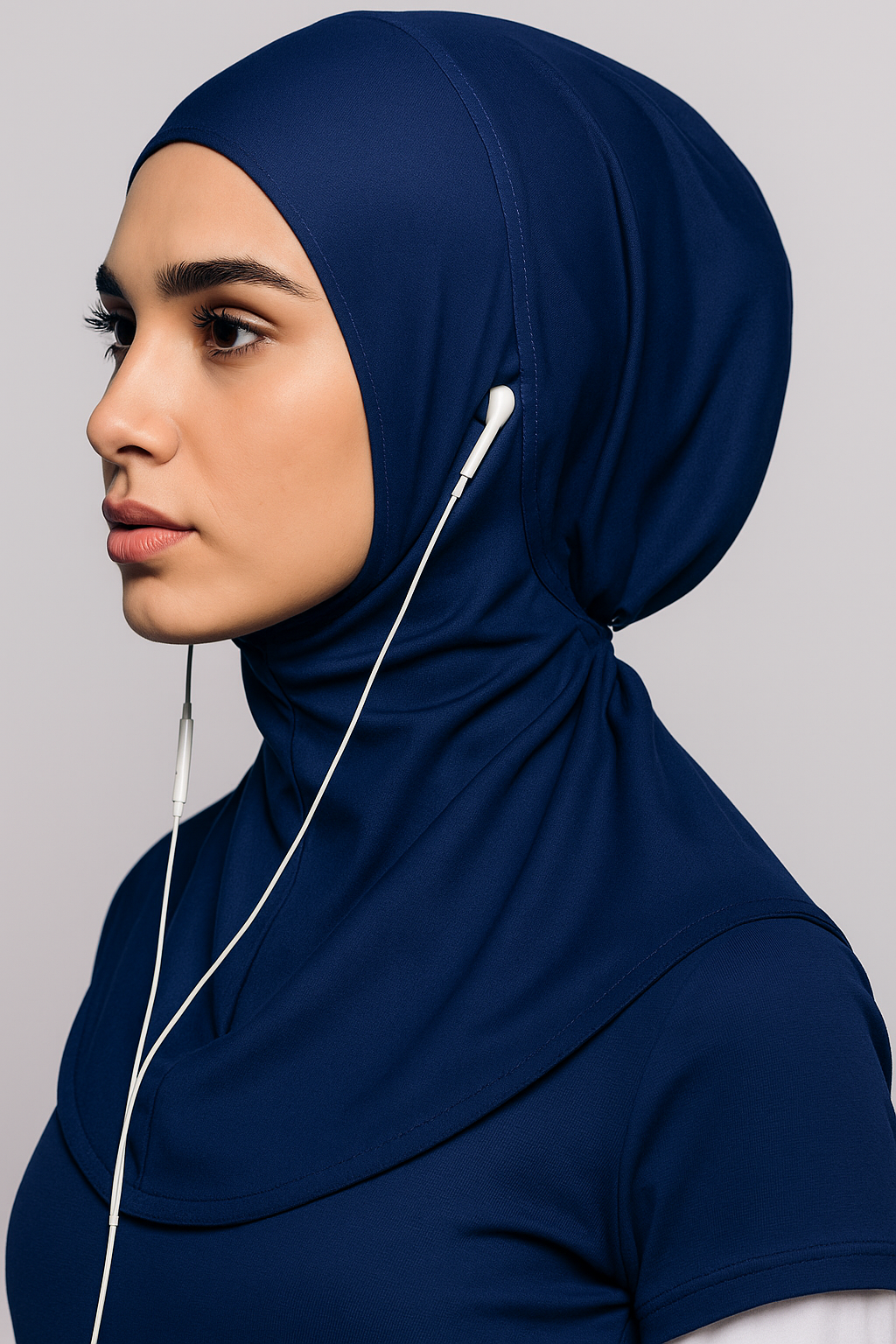 Handsfree Ninja Hijab / Pinless Airpods Hijab