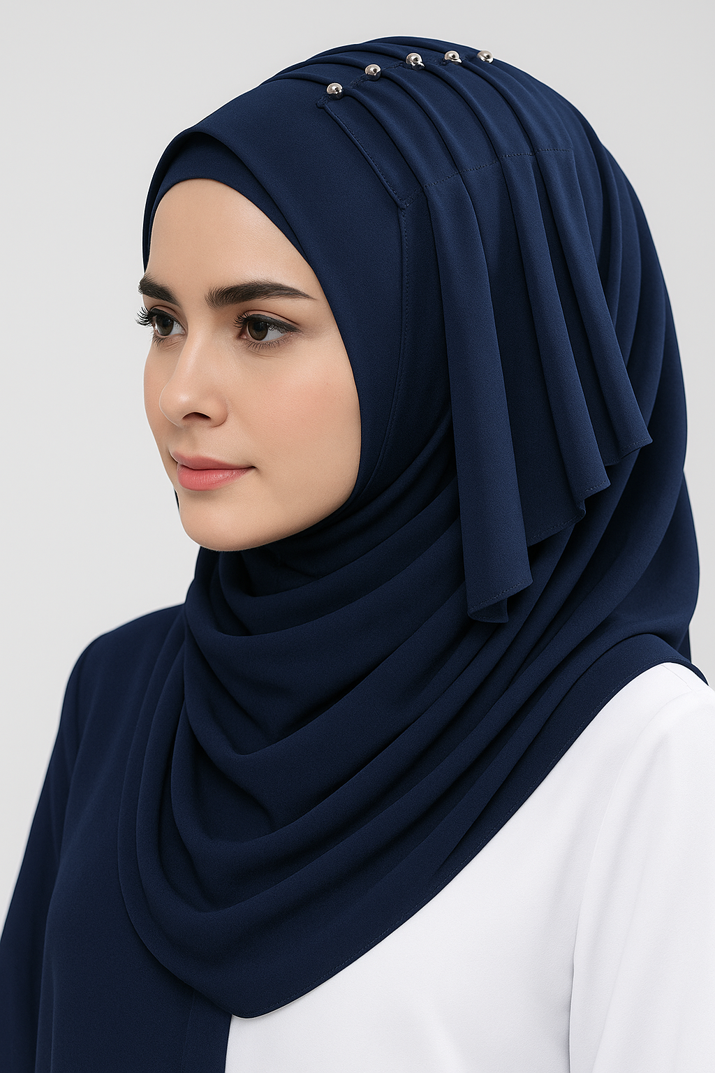 Butterfly Pleated Chiffon Hijab | Lightweight & Stylish - Savvy Shopz
