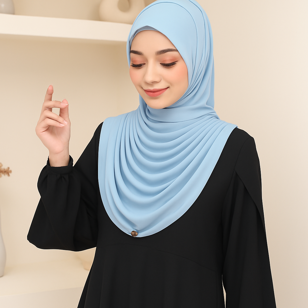 Dafi hijab set - One loop instant drappery hijab