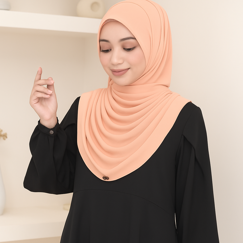 Dafi hijab set - One loop instant drappery hijab