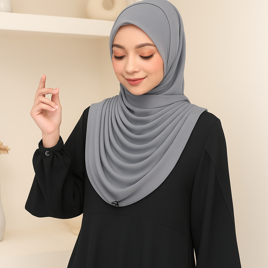 Dafi hijab set - One loop instant drappery hijab