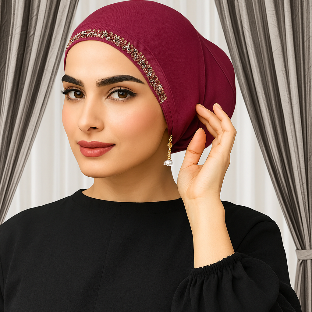 Luxe Glitter Hijab | Pinless & Premium Hijab