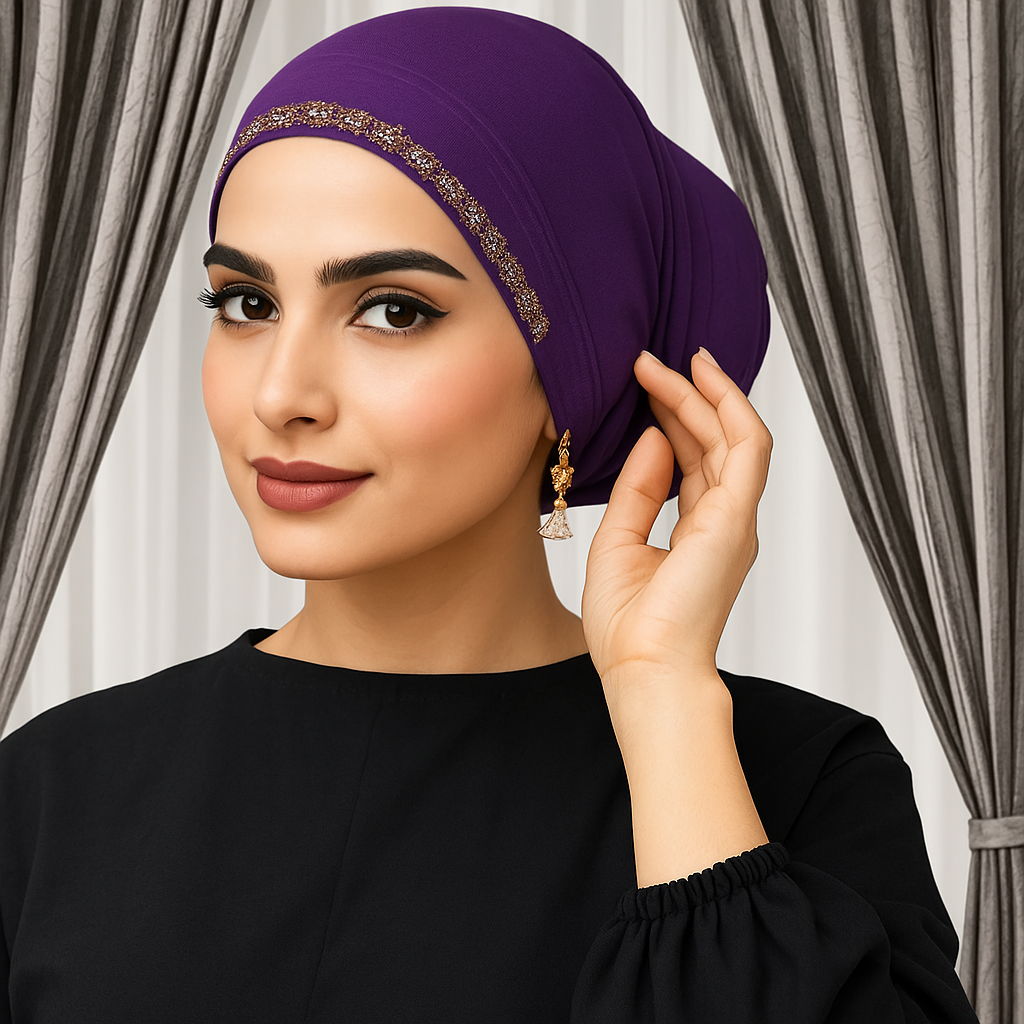 Luxe Glitter Hijab | Pinless & Premium Hijab