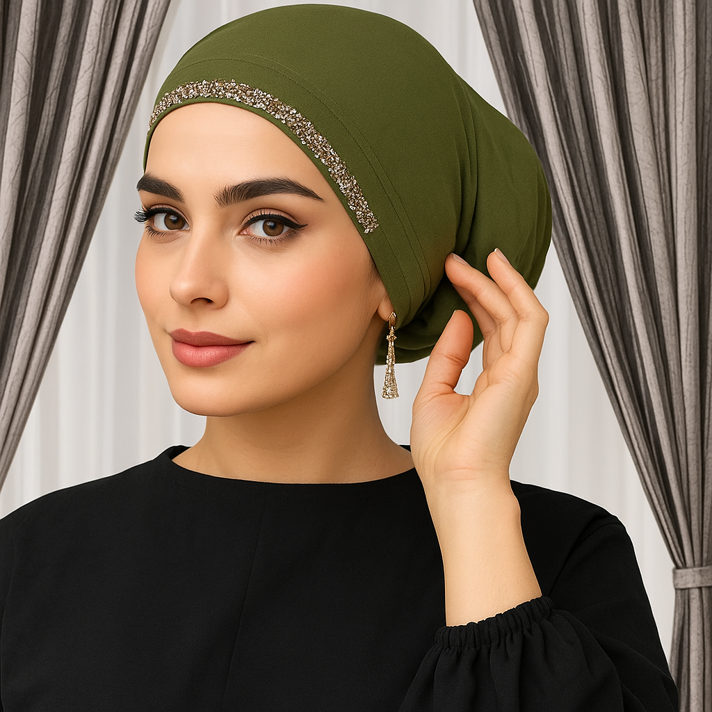 Luxe Glitter Hijab | Pinless & Premium Hijab