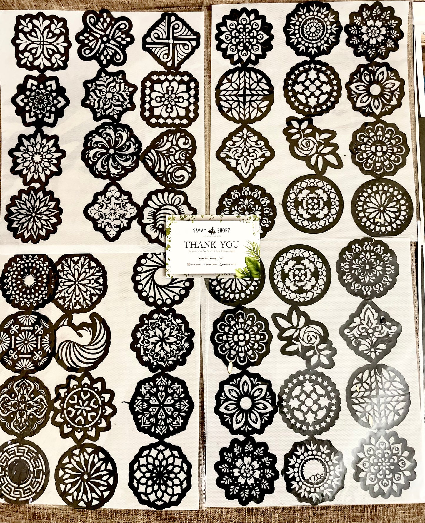 Mehndi Stencils for Eid and Wedding