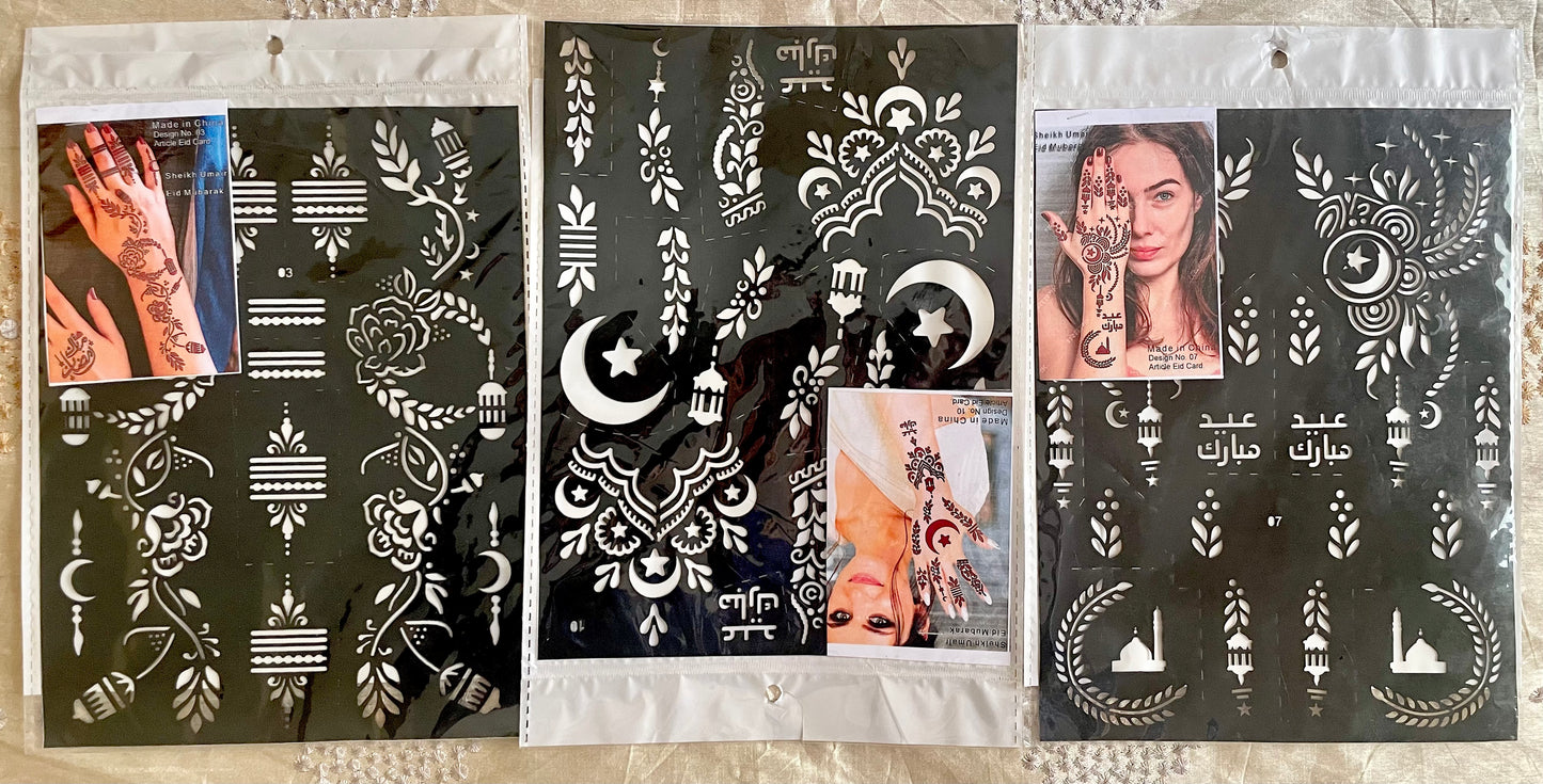 Mehndi Stencils for Eid and Wedding