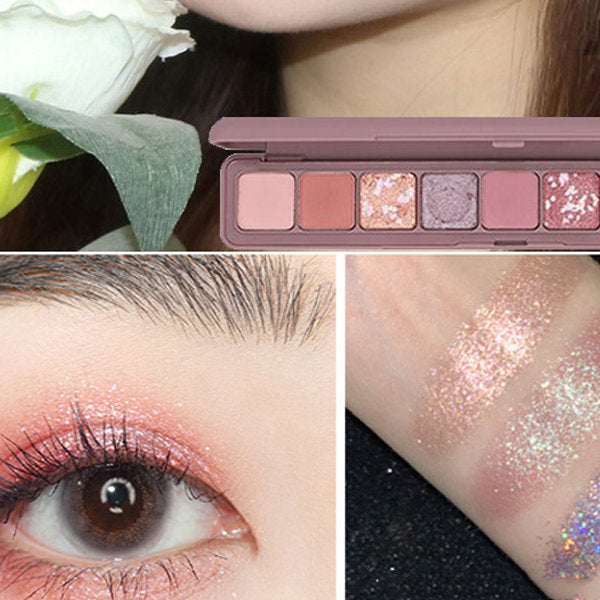 NOVO Eyeshadow Palette - For Makeup - 7 Colors And 3 Styles Available from Apollo Box