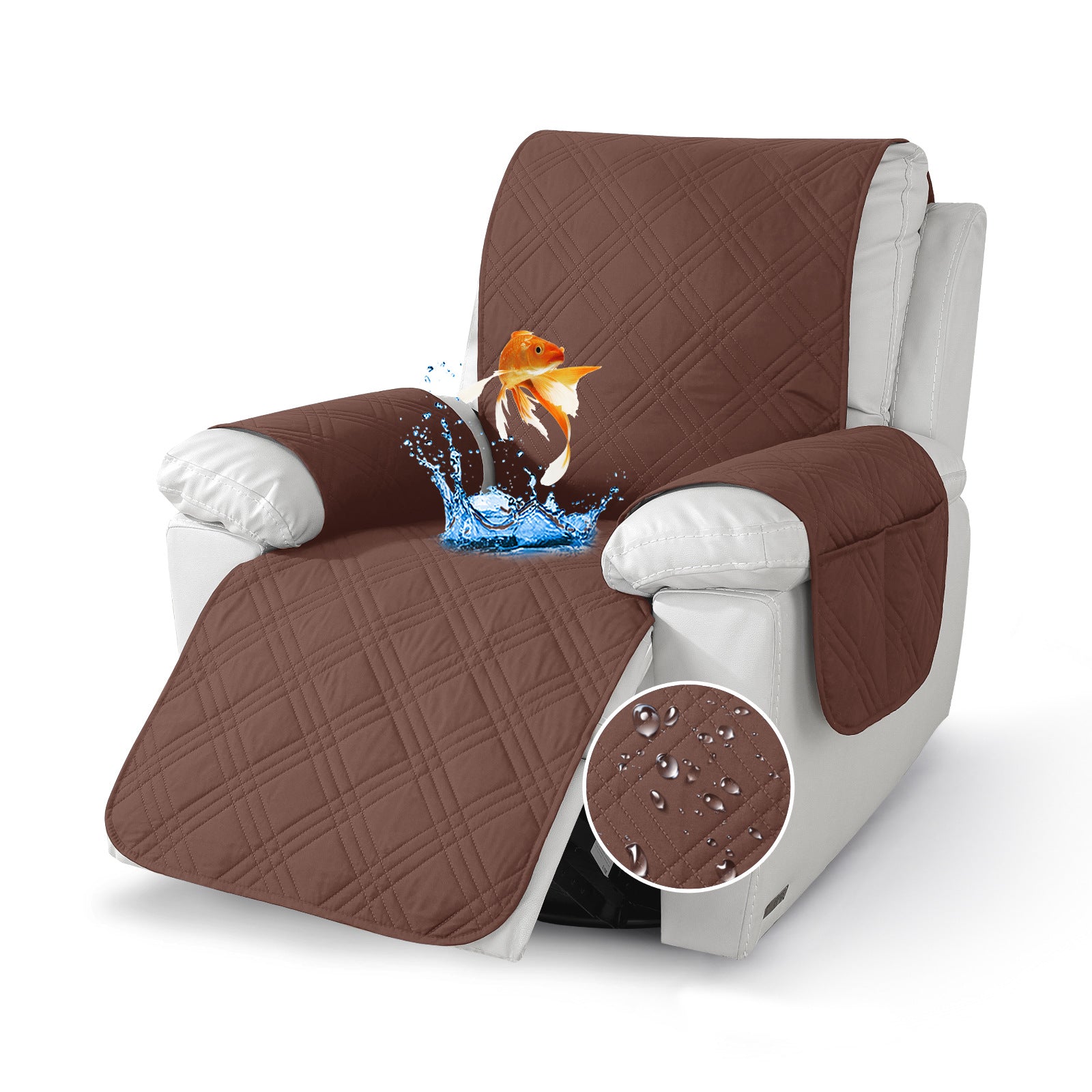 Amazon Three-line Recliner Sofa Cushion Non-slip Sofa Cover Towel Waterproof Pet Sofa Cushion Anti-dirty Sofa Protection Cushion