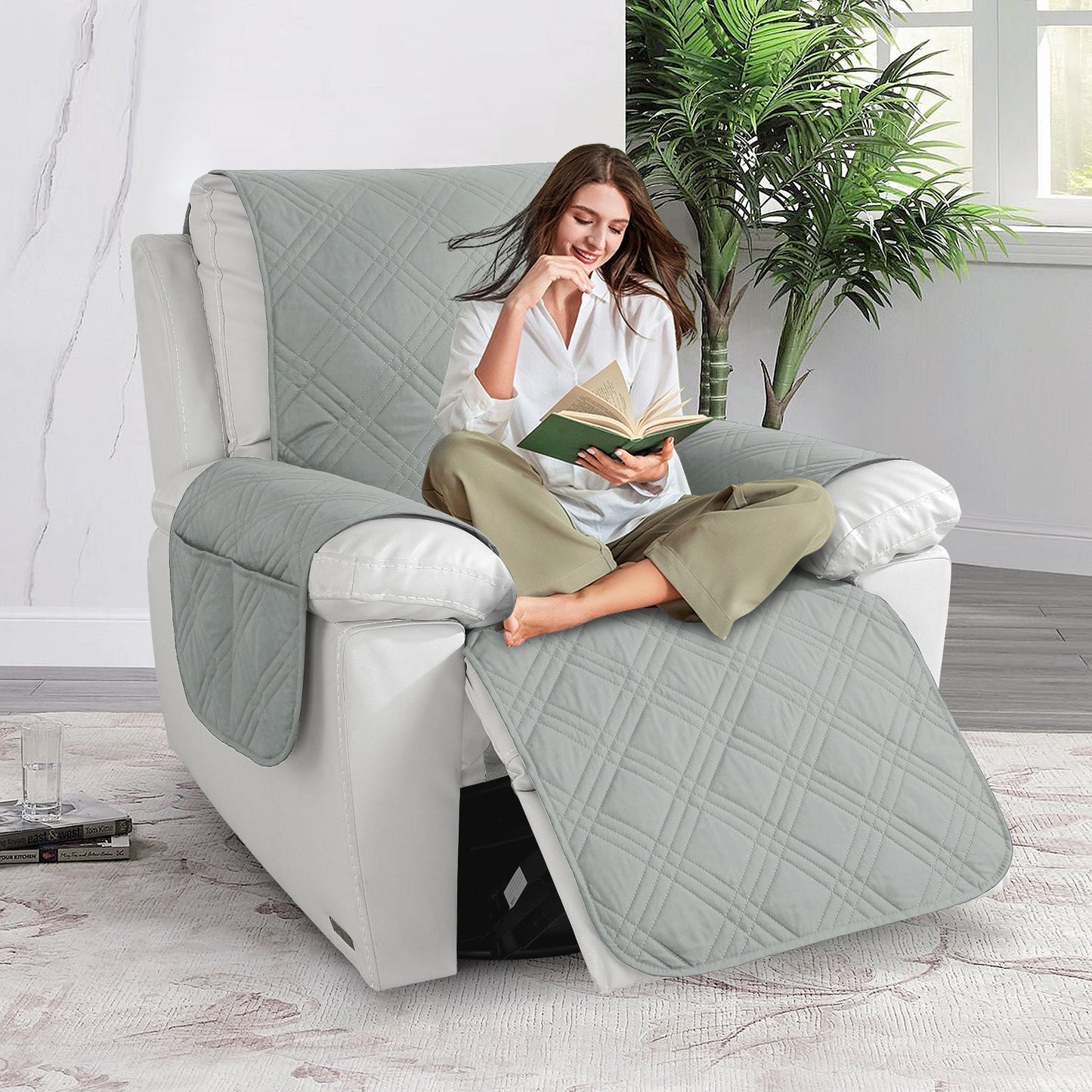 Amazon Three-line Recliner Sofa Cushion Non-slip Sofa Cover Towel Waterproof Pet Sofa Cushion Anti-dirty Sofa Protection Cushion