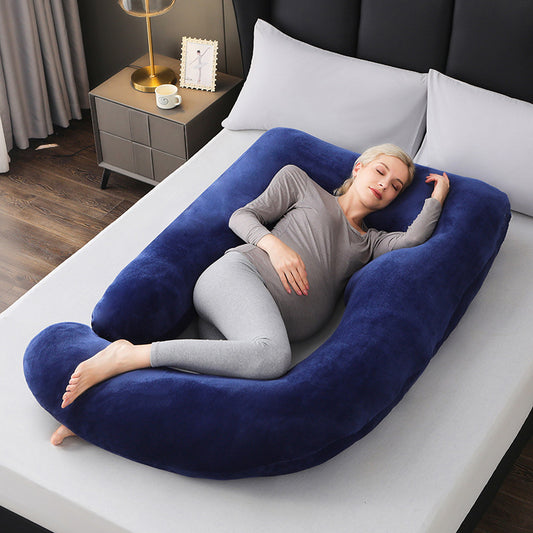 Woao Pregnant Women Pillow Amazon Supplier Wholesale Pregnant Women Pillow Side Detachable G-shaped Waist Pillow
