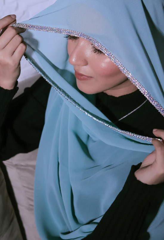Crystal Pearl Hijab - SavvyShopz