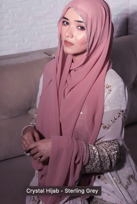 Crystal Pearl Hijab - SavvyShopz