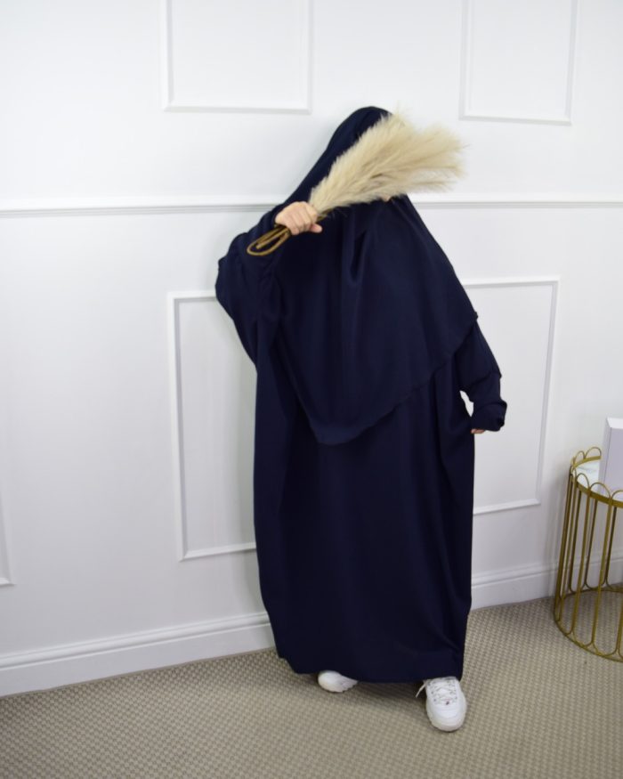 Kids Abaya With Khimar Set. Kids Namaz Chadar. Children Dark color Long Madarsa Hijab Savvy Shopz