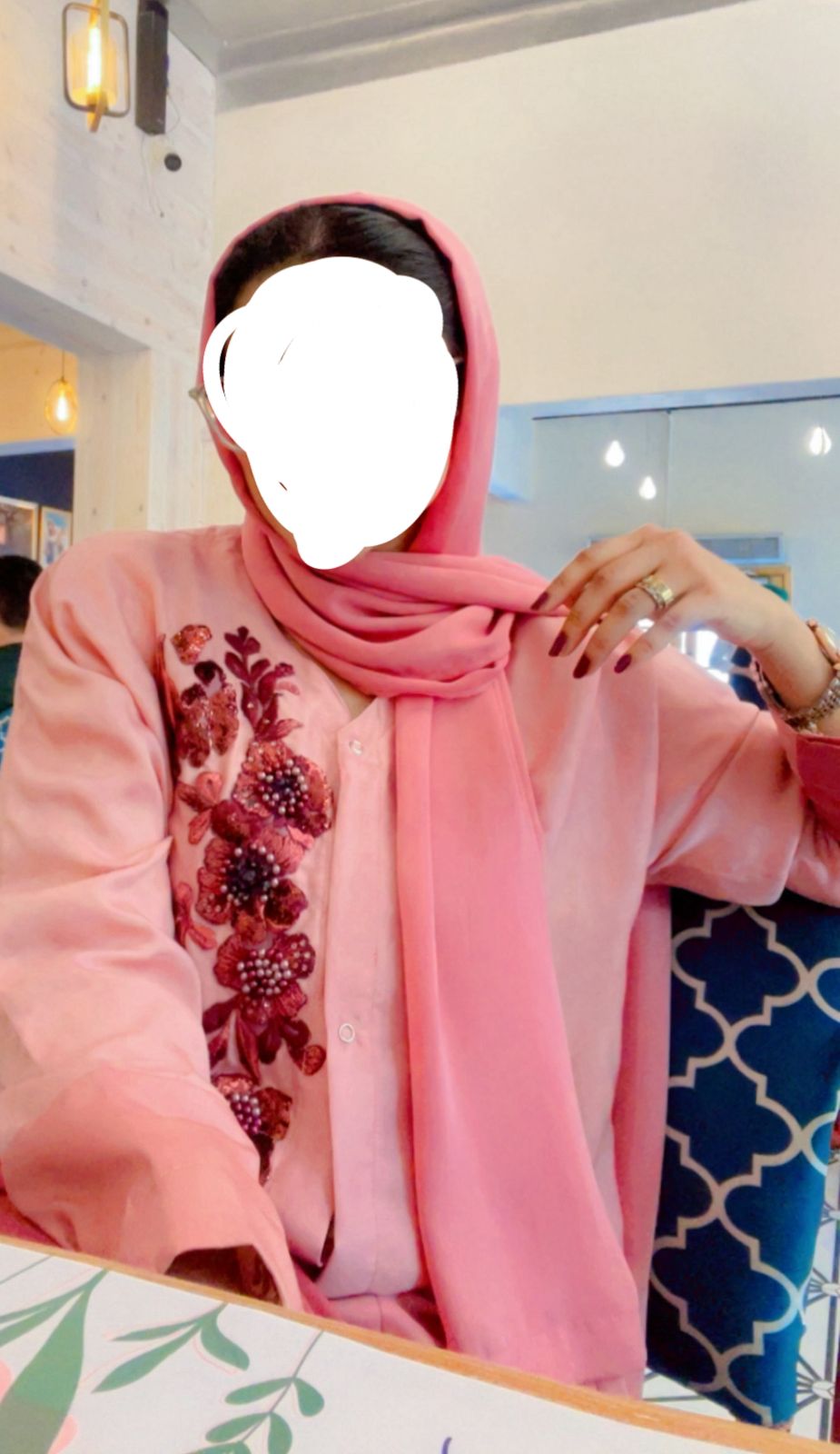 Glamourous Embroidery Abaya - Aisha's Signature Design