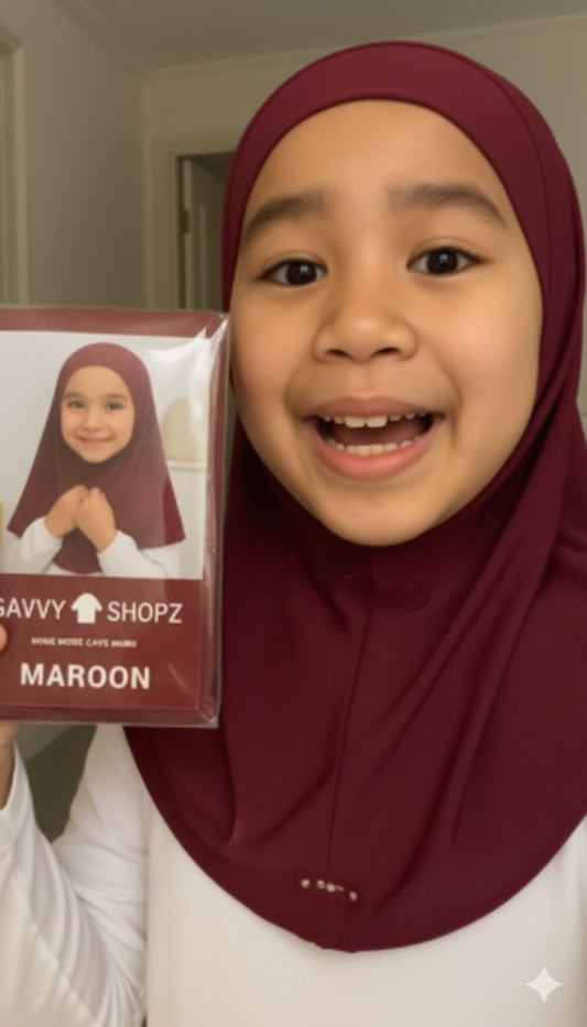 Savvy Kids Hijab – Easy to wear Hijab for School