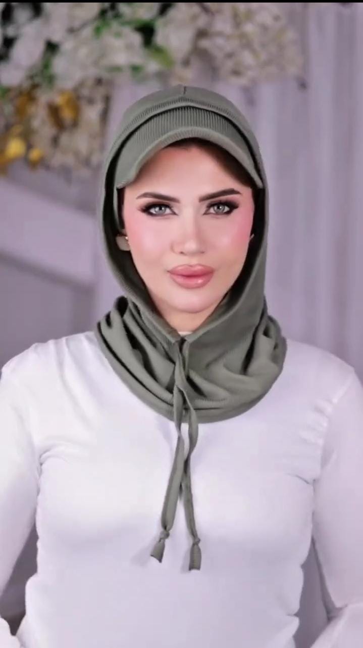 Noor Summer Hijab with Cap - 5 Second Pinless Hijab