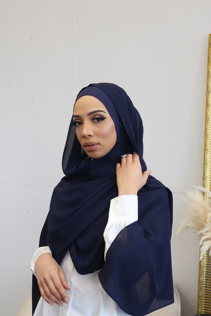 Ninja Hijab with attached cap - No pin hijab