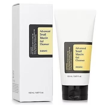 COSRX Aloe Soothing Sun Cream SPF 50+ PA+++ 50ml (VEGAN) - COSRX Advanced Snail Mucin Gel Cleanser 50 ml Deep Cleaning Moisturizing Pore Face Skin Care Skin