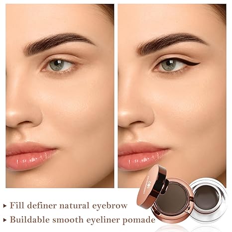 3 in 1 Eyebrow Powder Palette Kit - Soft and Natural Miss Lara