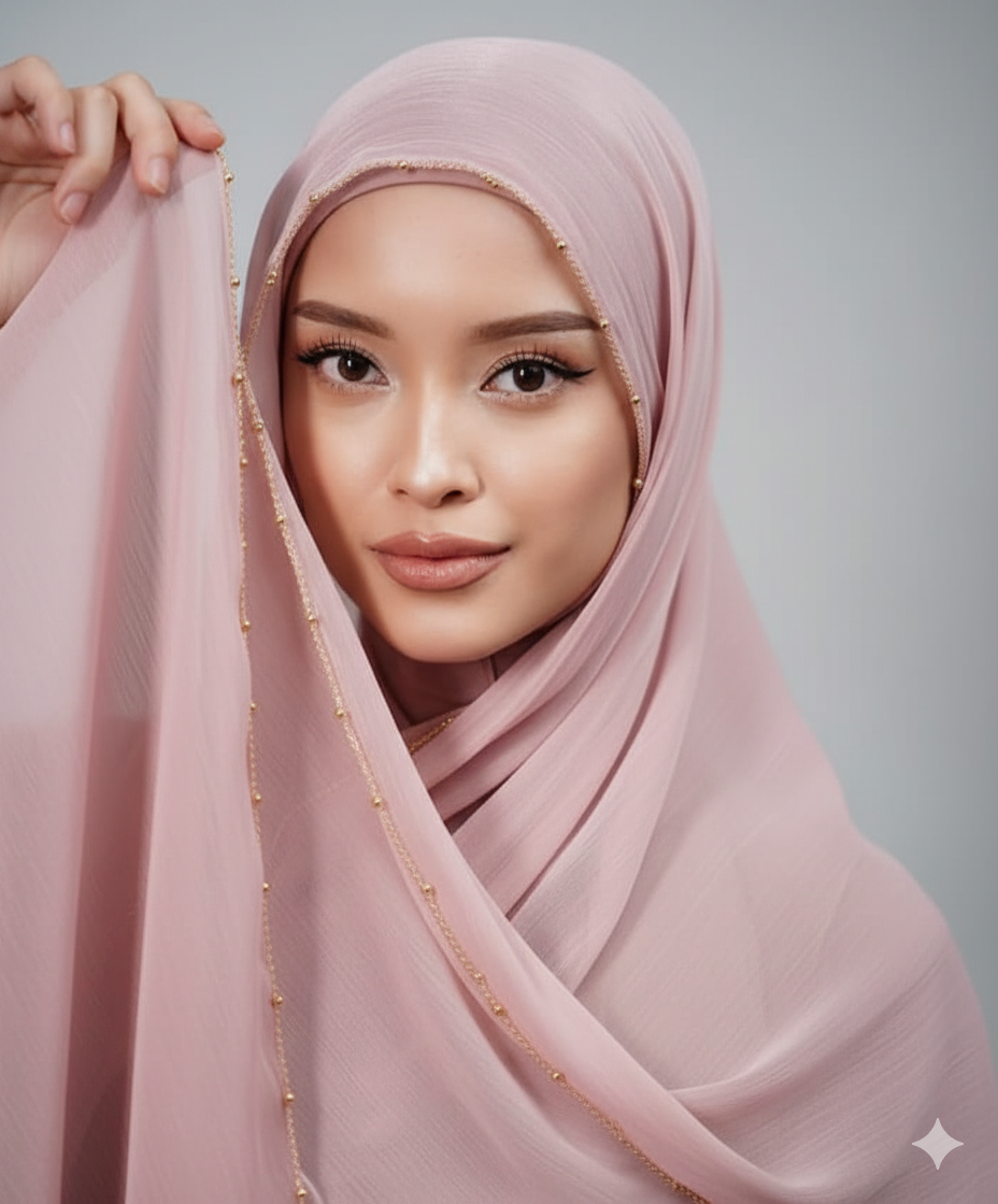 pinkluxury_beaded_silk_hijab_with_cap_for_wedding_-_best_selling_hijab_in_pakistan