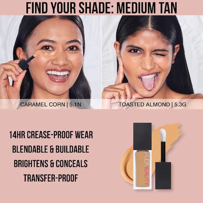 Huda Beauty - #FauxFilter Matte Buildable Coverage Waterproof Concealer – Cosmetic Holic