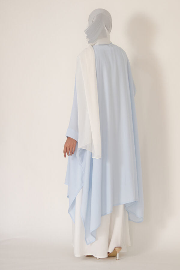 Light Baby Blue Solid Shrug