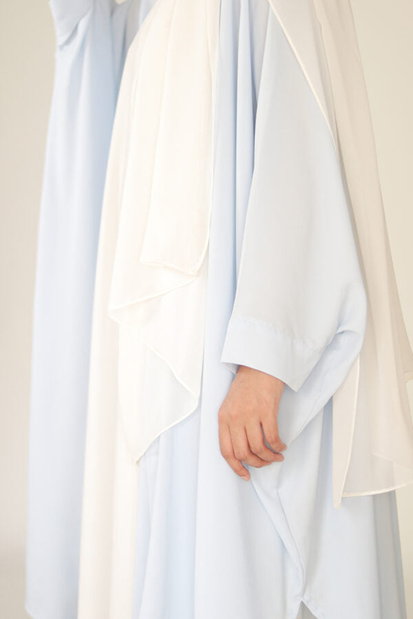 Light Baby Blue Solid Shrug