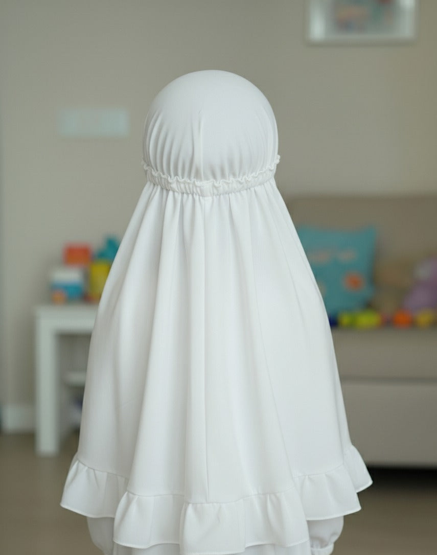 White Kids Hijab for School Uniform and Daily Modesty – Savvy Shopz