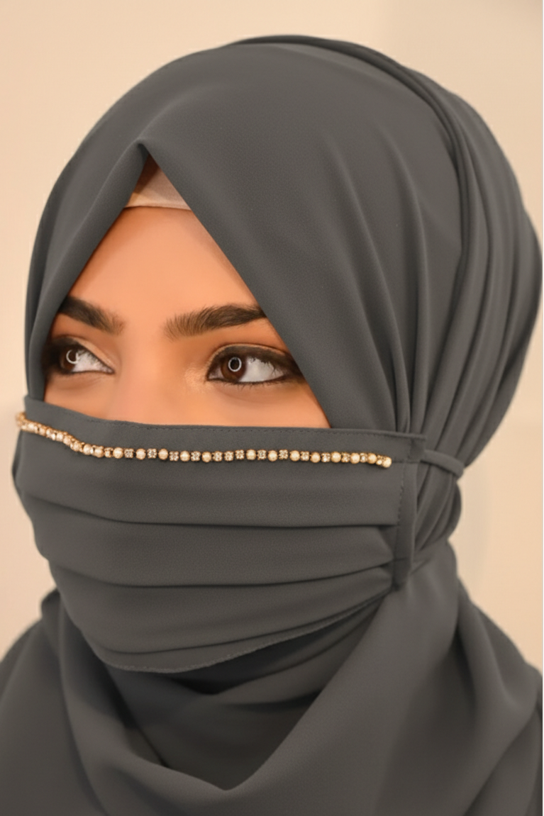 Face Naqab & Hijab Caps