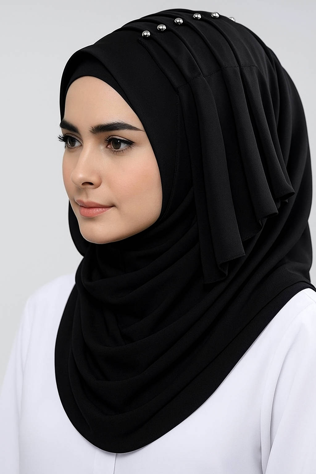 Butterfly Pleated Chiffon Hijab | Lightweight & Stylish - Savvy Shopz